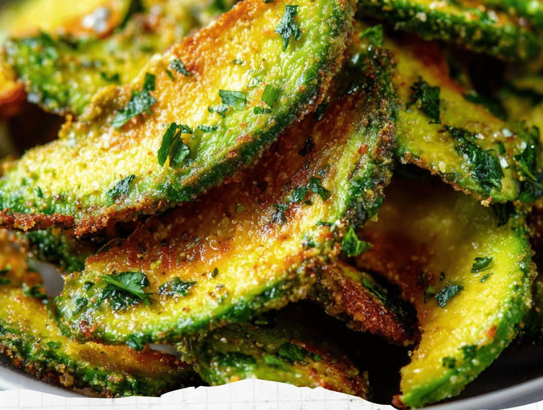 🥑 Mediterranean Baked Avocado Chips