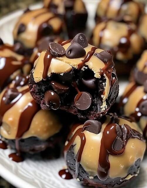 Protein Brownie Bombs