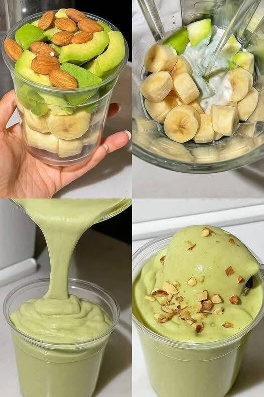 Banana & Avocado Cream Smoothie
