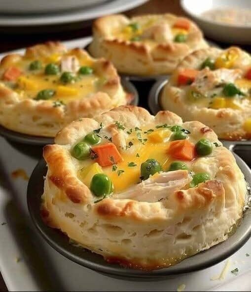 Mediterranean Sunrise Savory Mini Pies