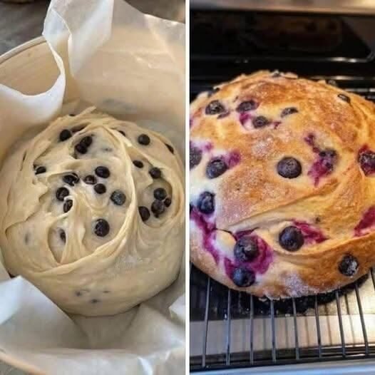 High-Protein Blueberry Bread