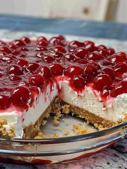Classic Cherry Delight Cream Cheese Dessert