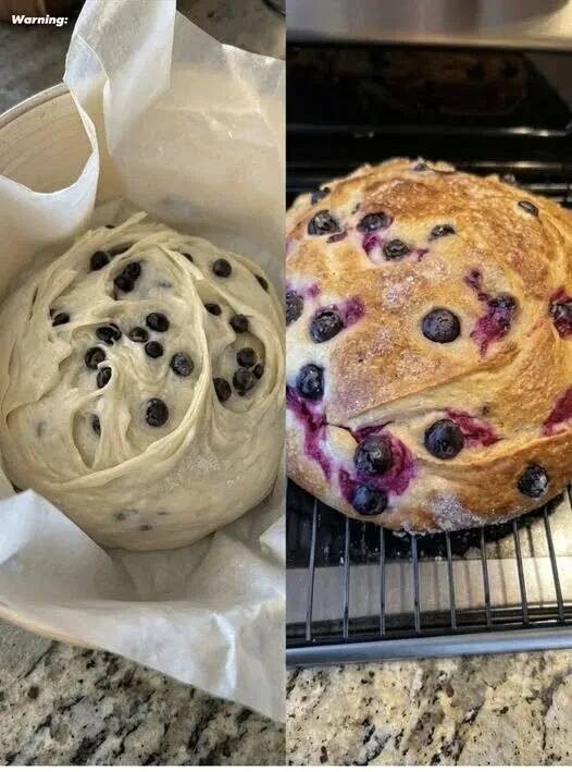 Blueberry Sourdough Bread