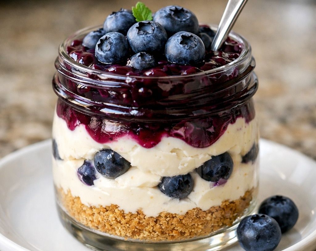 Blueberry Cheesecake Parfait 