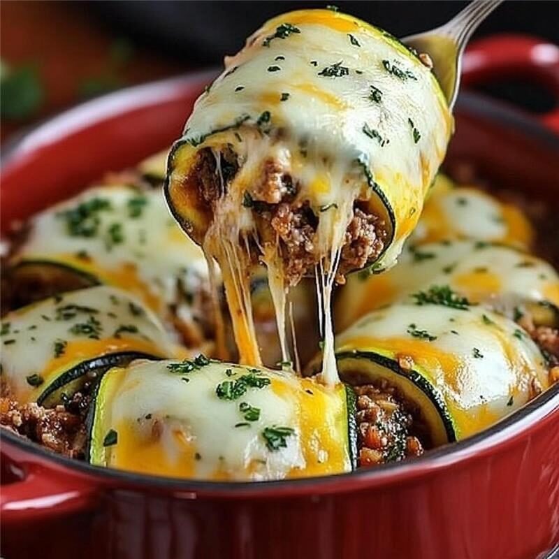 Zucchini Lasagna Roll-Ups
