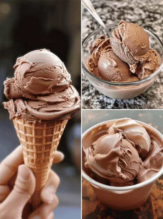 Homemade Chocolate Scoop Delight