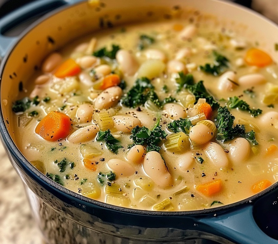 Vegan White Bean Soup 