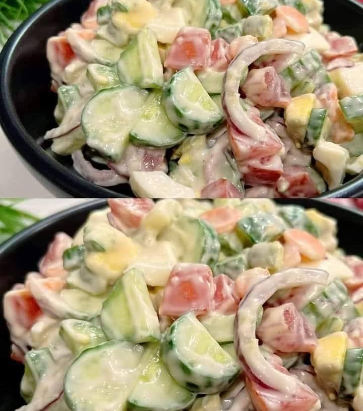 Crunchy Cucumber & Veggie Refresh Salad