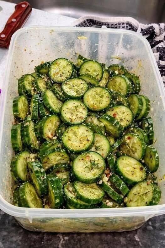 Healthy  Cucumber Salad
