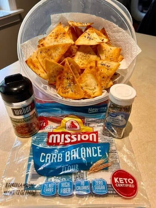High-Protein Crispy Tortilla Chips