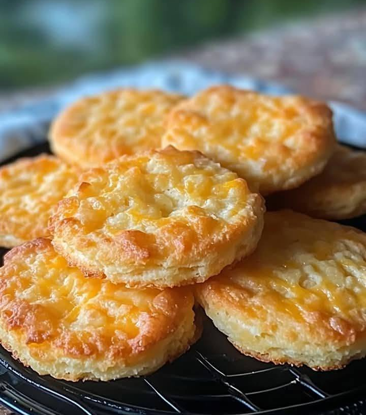 High-Protein Cheddar Cottage Cheese Biscuits (18g Protein Each)