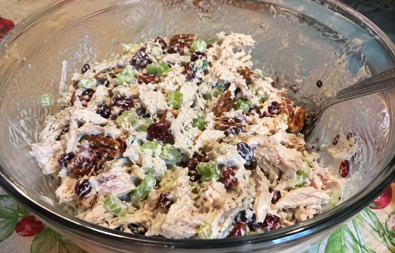 Keto Cranberry Pecan Chicken Salad