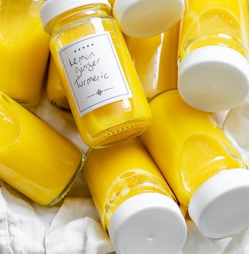 LEMON GINGER TURMERIC SHOTS