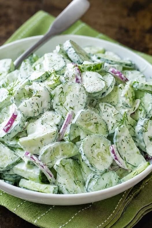 Creamy Cucumber Salad