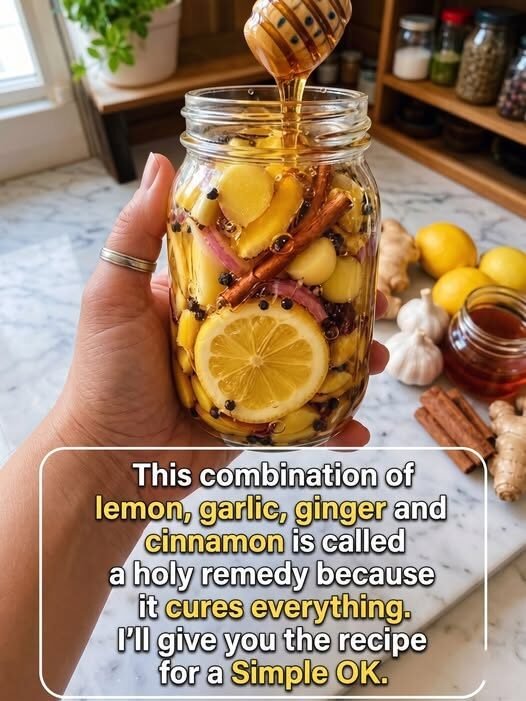 🍋🧄🫚 Lemon, Garlic, Ginger & Cinnamon Drink (Quick Recipe)