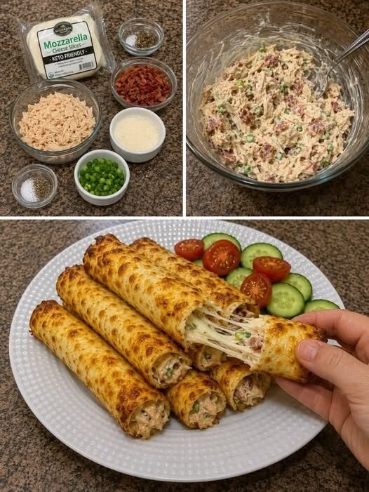 High-Protein Chicken Bacon Ranch Taquitos