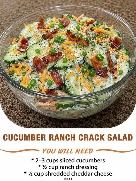 Cucumber Ranch Crack Salad