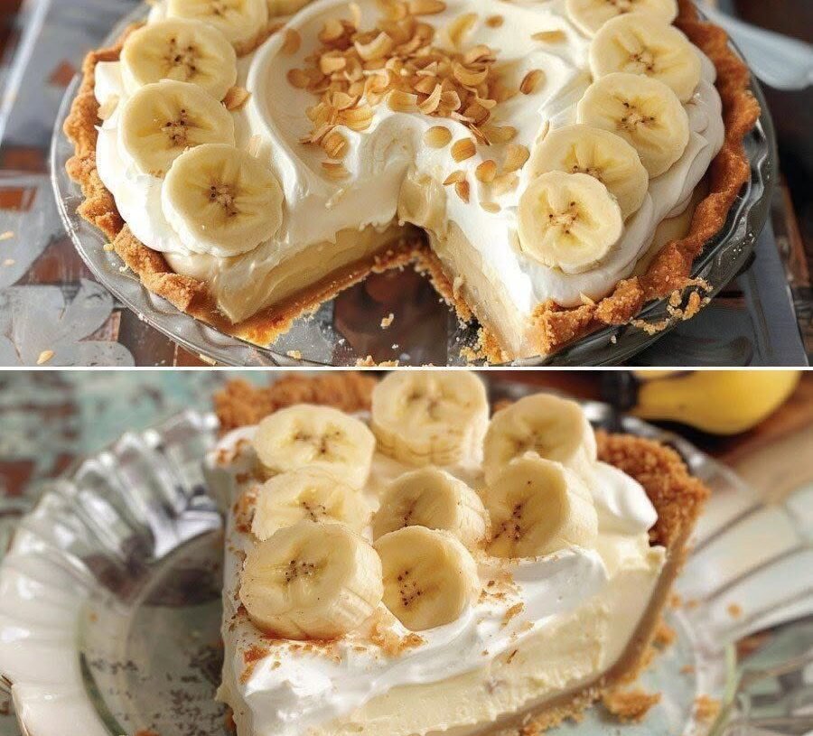 🍌🥧 Banana Cream Pie (Quick Recipe)
