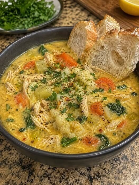Anti-Inflammatory Creamy Chicken Soup