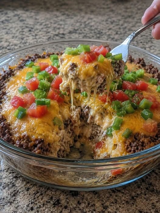 Beef Taco Pie — Only 2g Net Carbs