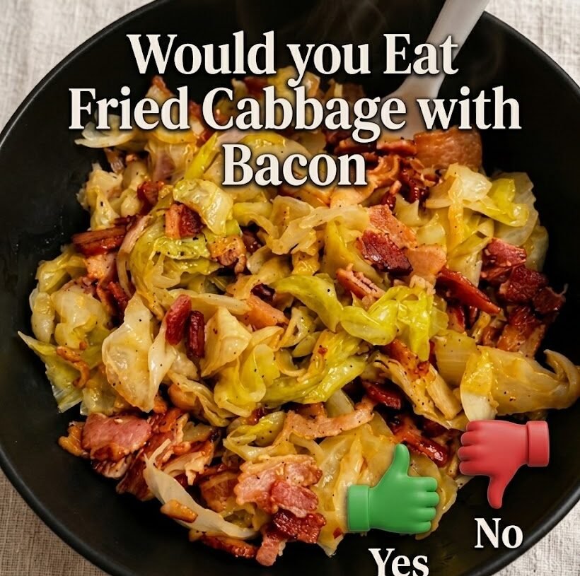 Fried Cabbage with Bacon