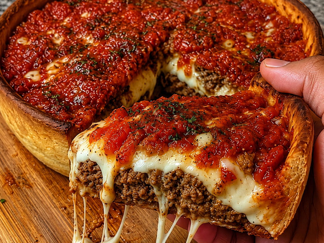 Protein Deep Dish Meat Lovers Pizza