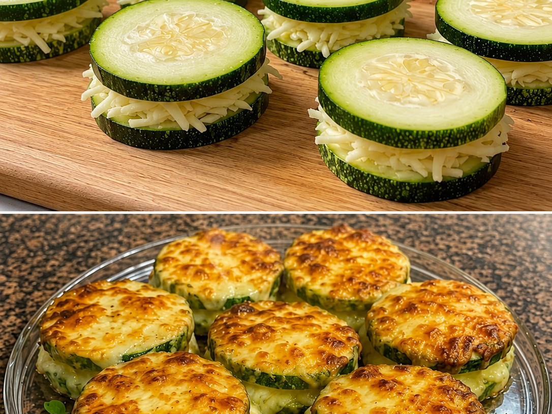 Anti-Inflammatory Cheesy Zucchini Rounds 