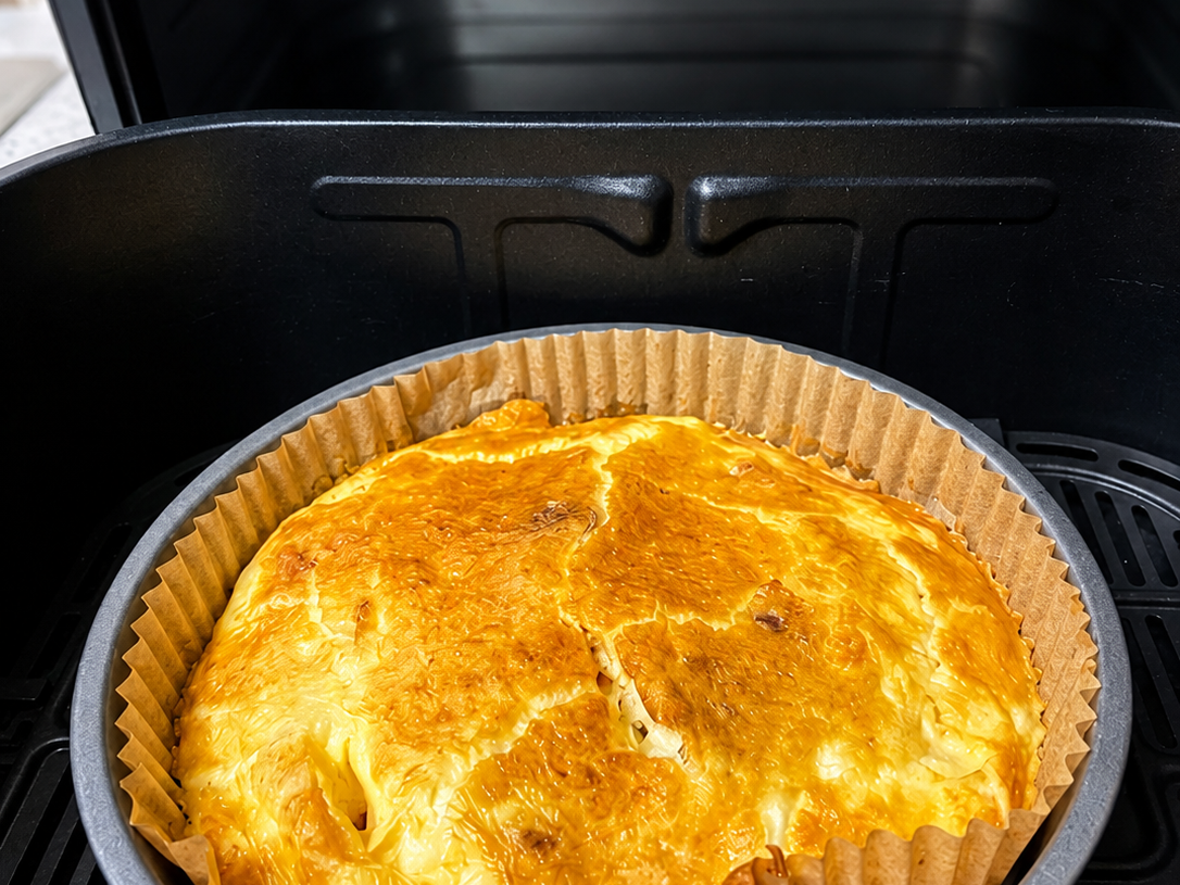 Fluffy Air-Fried Omelette Recipe