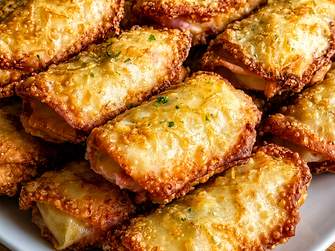 Cordon Bleu Egg Rolls.