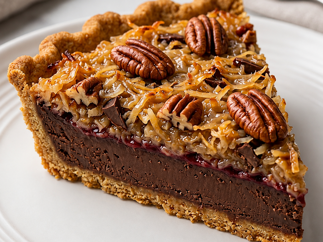 No-Bake German Chocolate Pie
