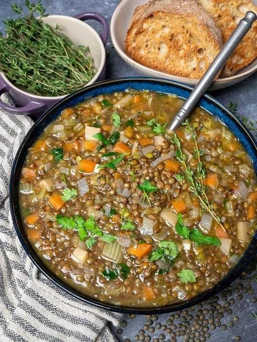 🥣 Vegan French Lentil Soup