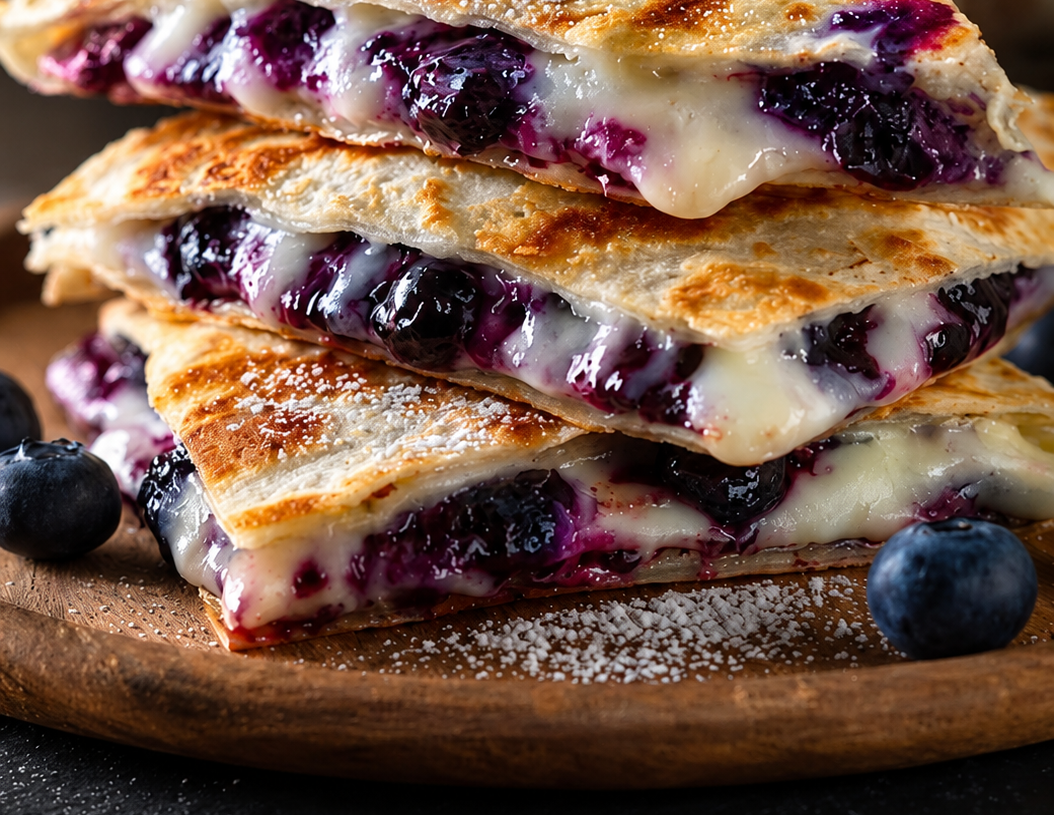 Blueberry Breakfast Quesadilla