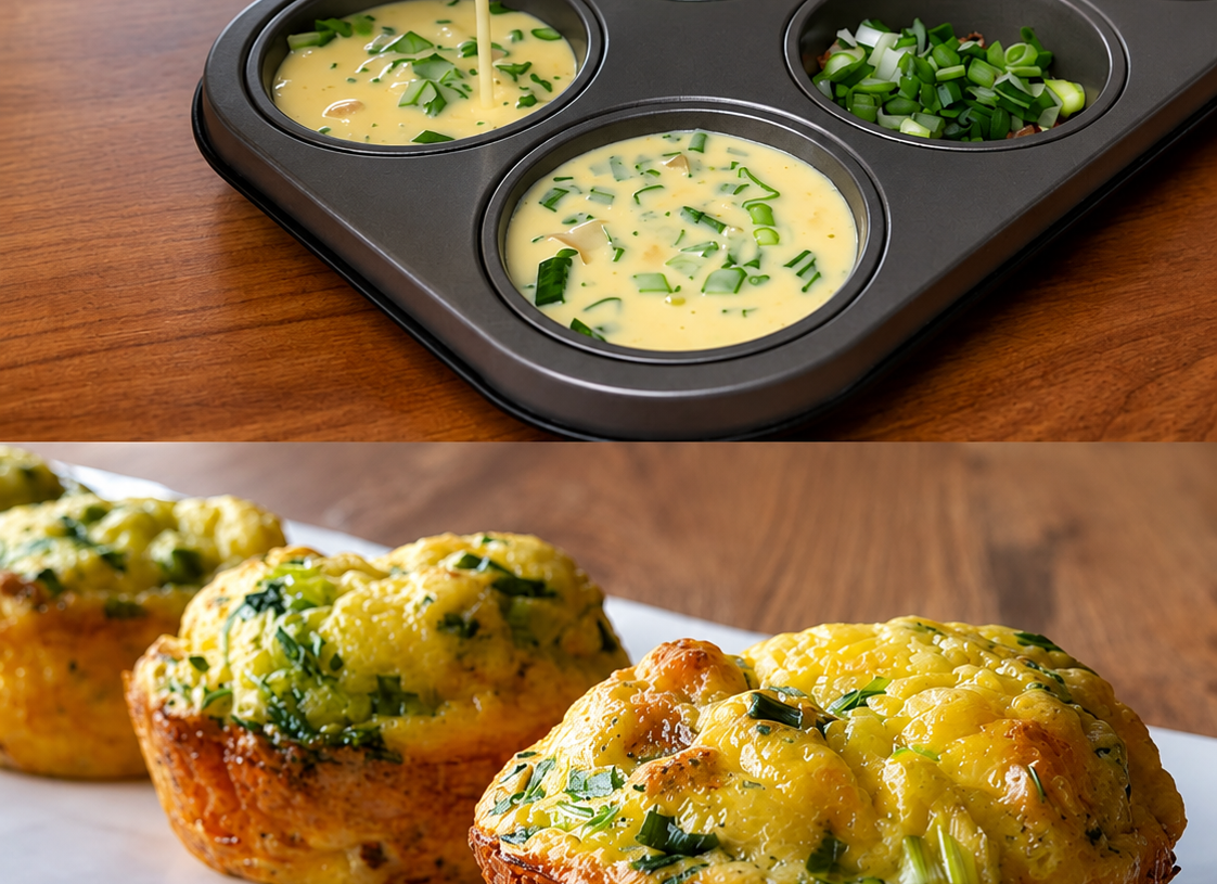 Bacon and Cheese Egg Muffins