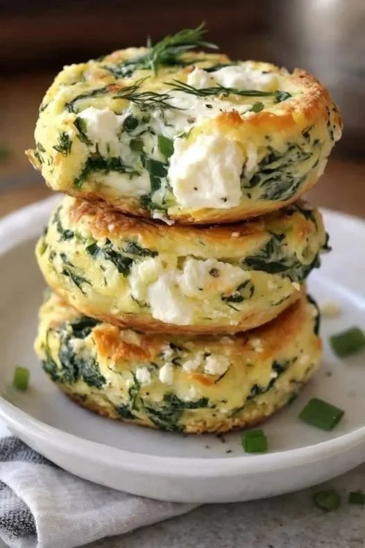 🥚🌿 Spinach & Feta Egg Muffins