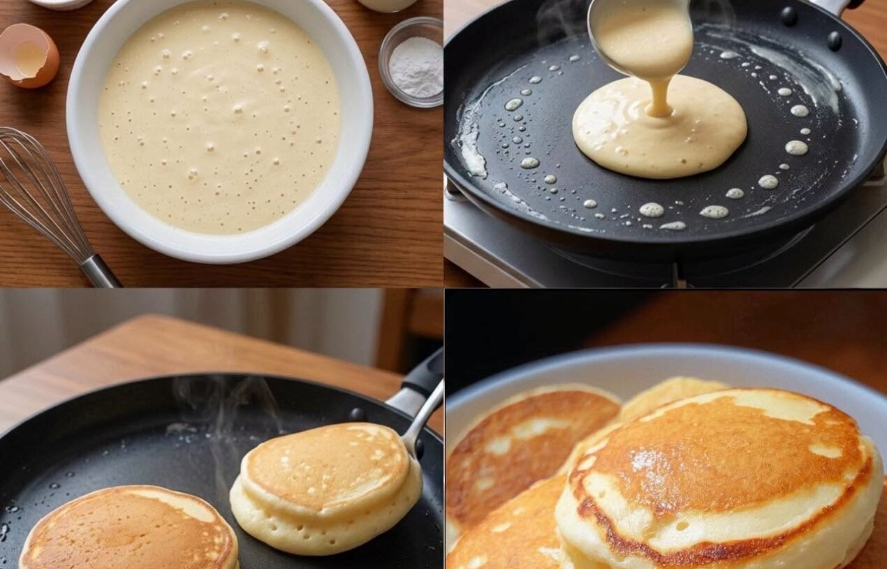 Fluffy Homemade Pancakes