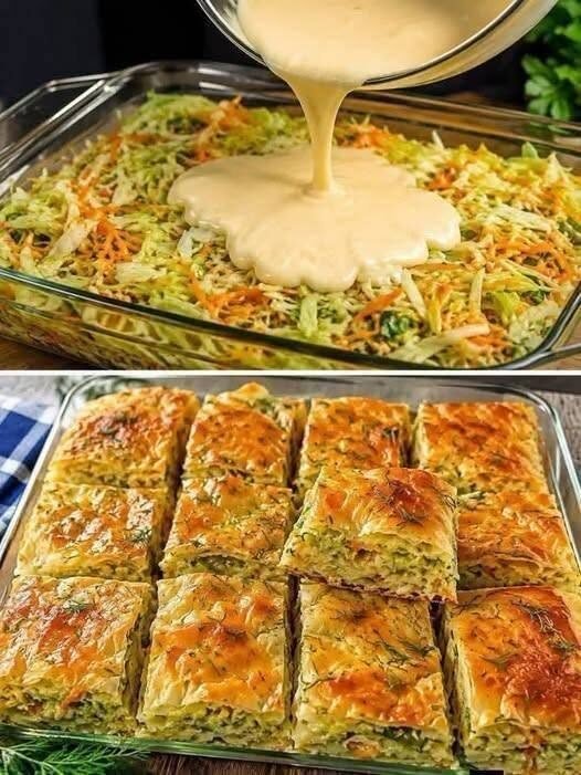 Golden Vegetable Filo Bake