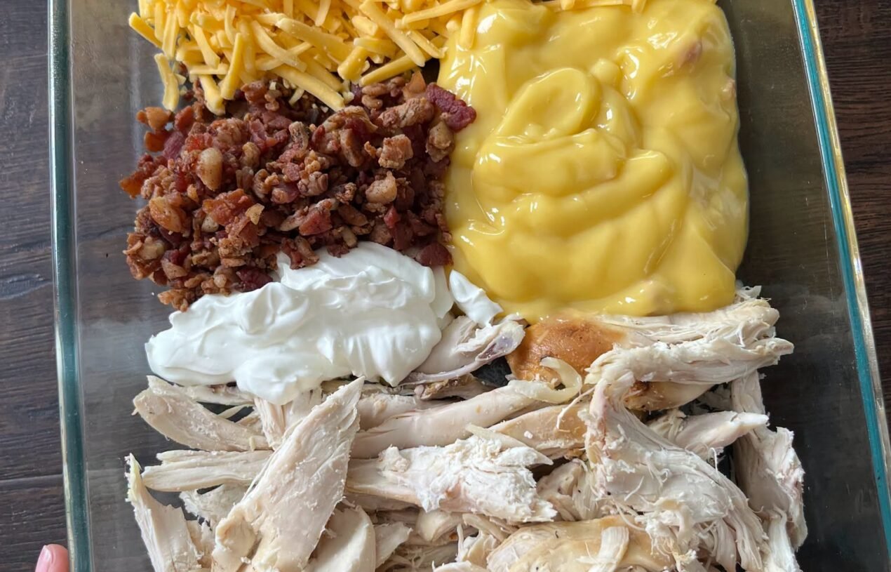 Lightened-Up Cheesy Chicken & Ranch Casserole