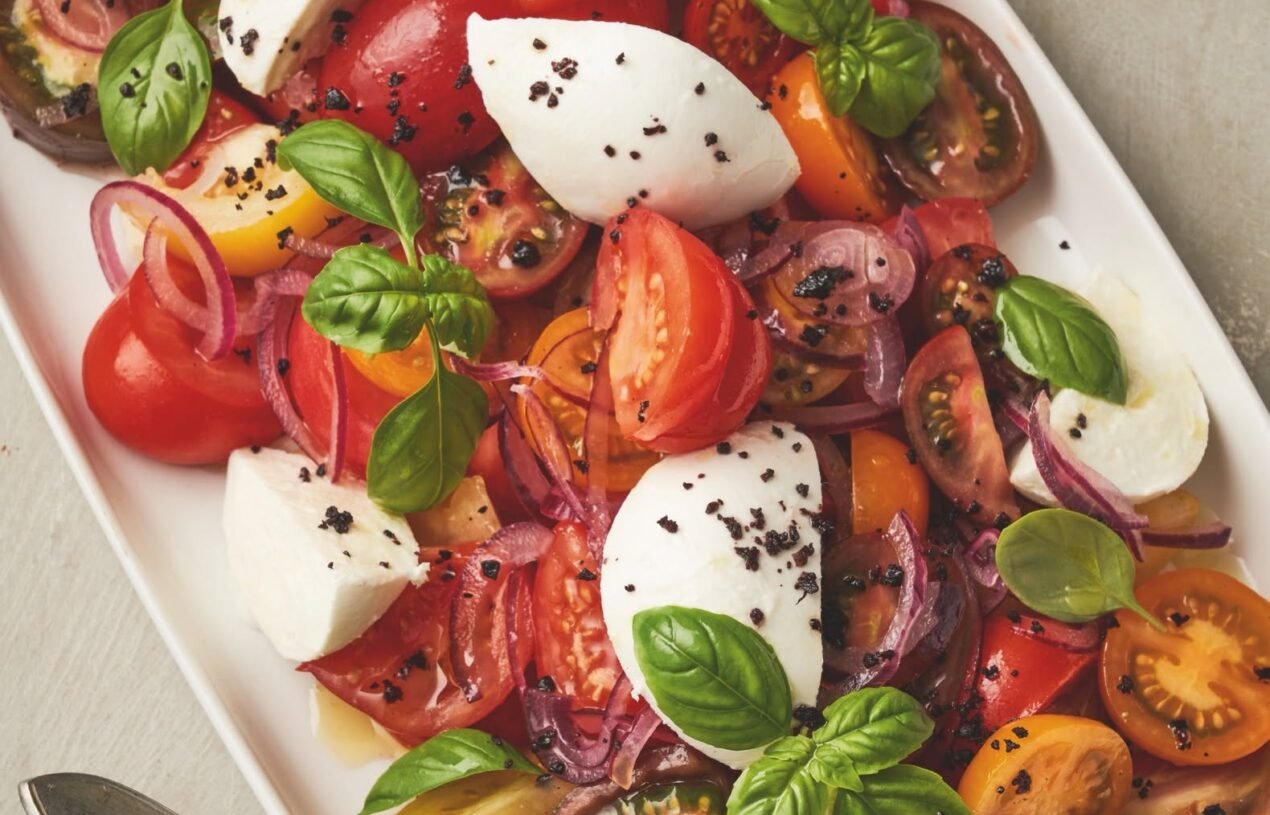 Fresh Tomato, Mozzarella & Basil Salad