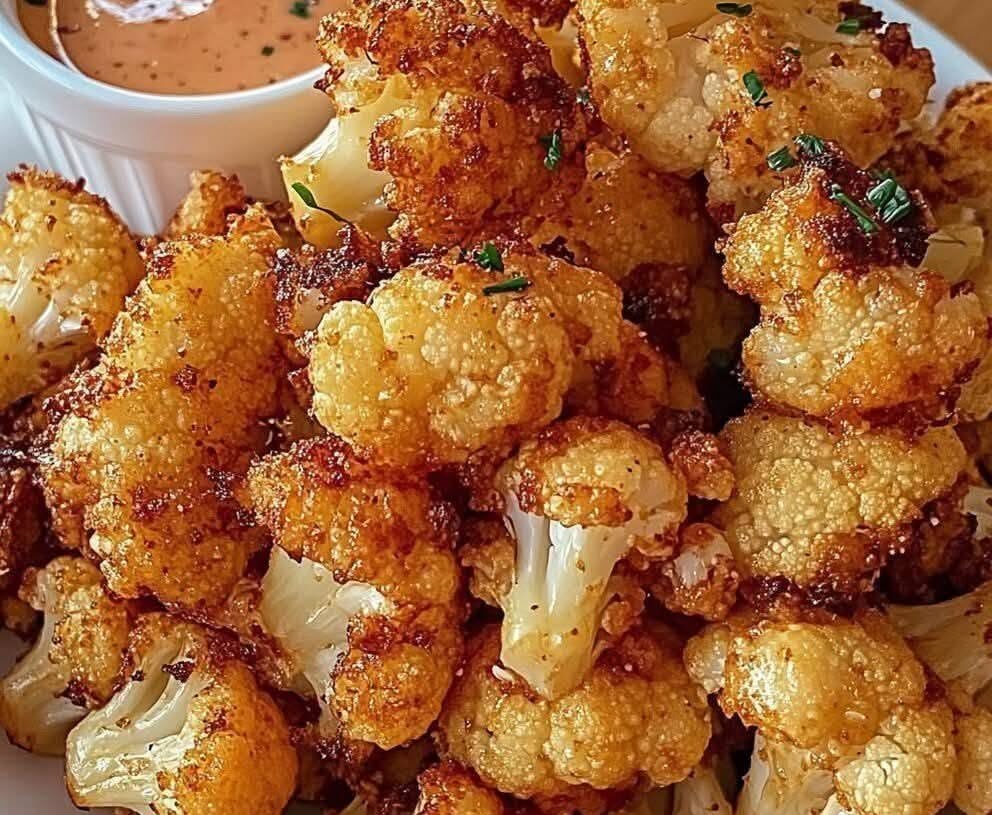 High Protein & Ultra Low-Carb Baked Cheddar Parmesan Cauliflower Bites