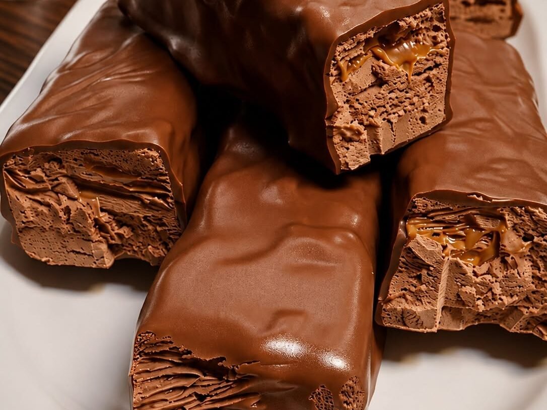 Homemade Chocolate Ice Cream Bars Recipe