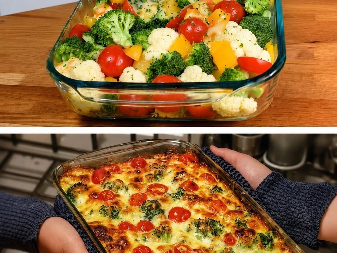 Protein Mediterranean Vegetable Casserole