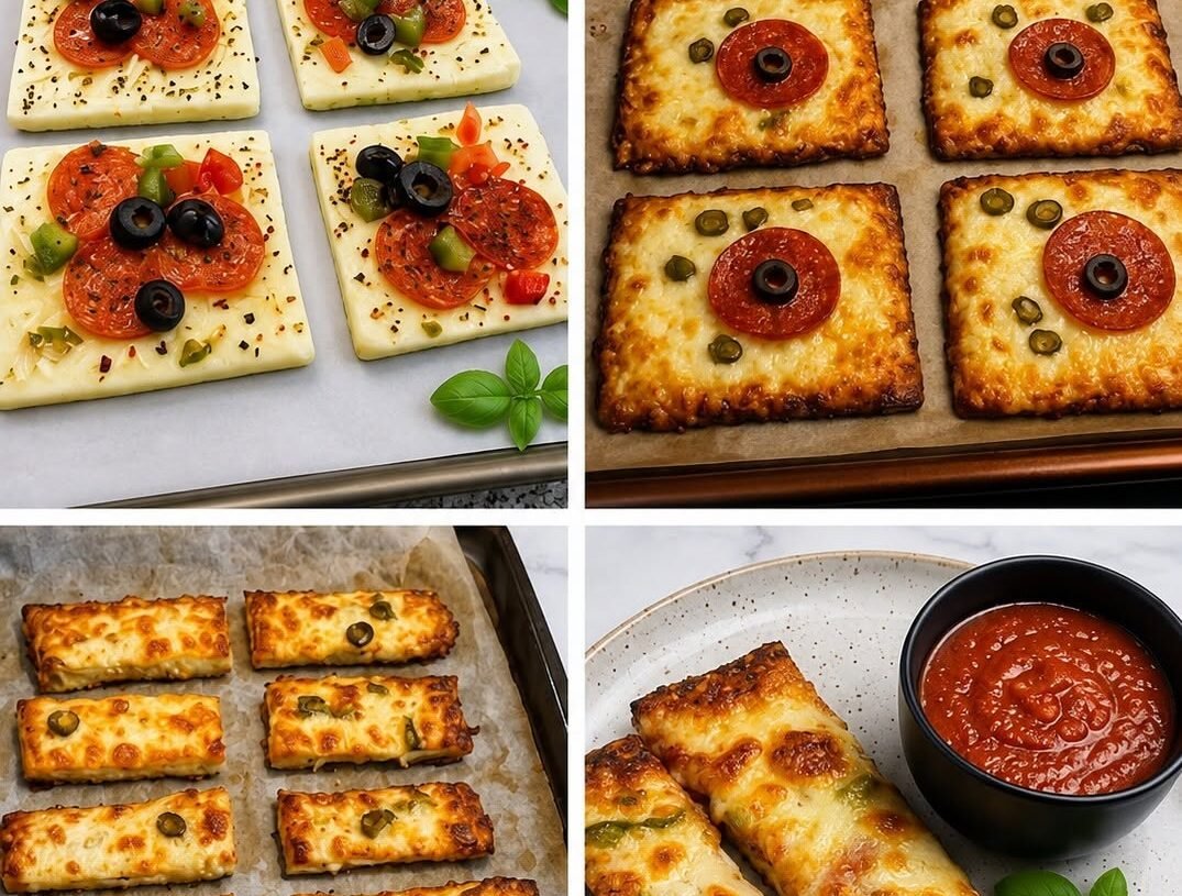 🧀 Ultimate High-Protein Zero-Carb Crispy Cheesy Pizza Rolls
