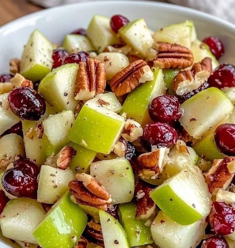 “Honeycrisp Apple Salad with Pecans & Cranberries”