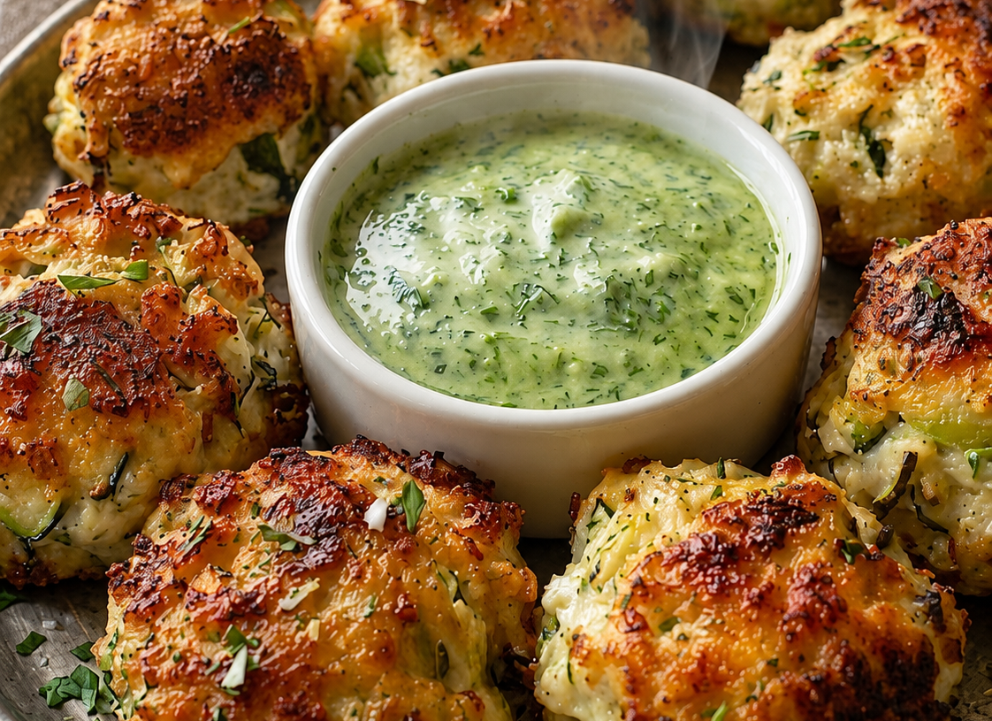 Baked Cheese and Zucchini Bites