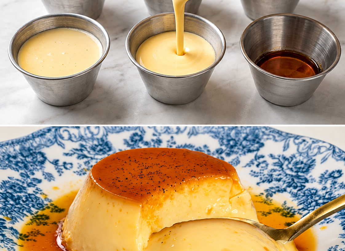 Creamy Caramel Custard Flan