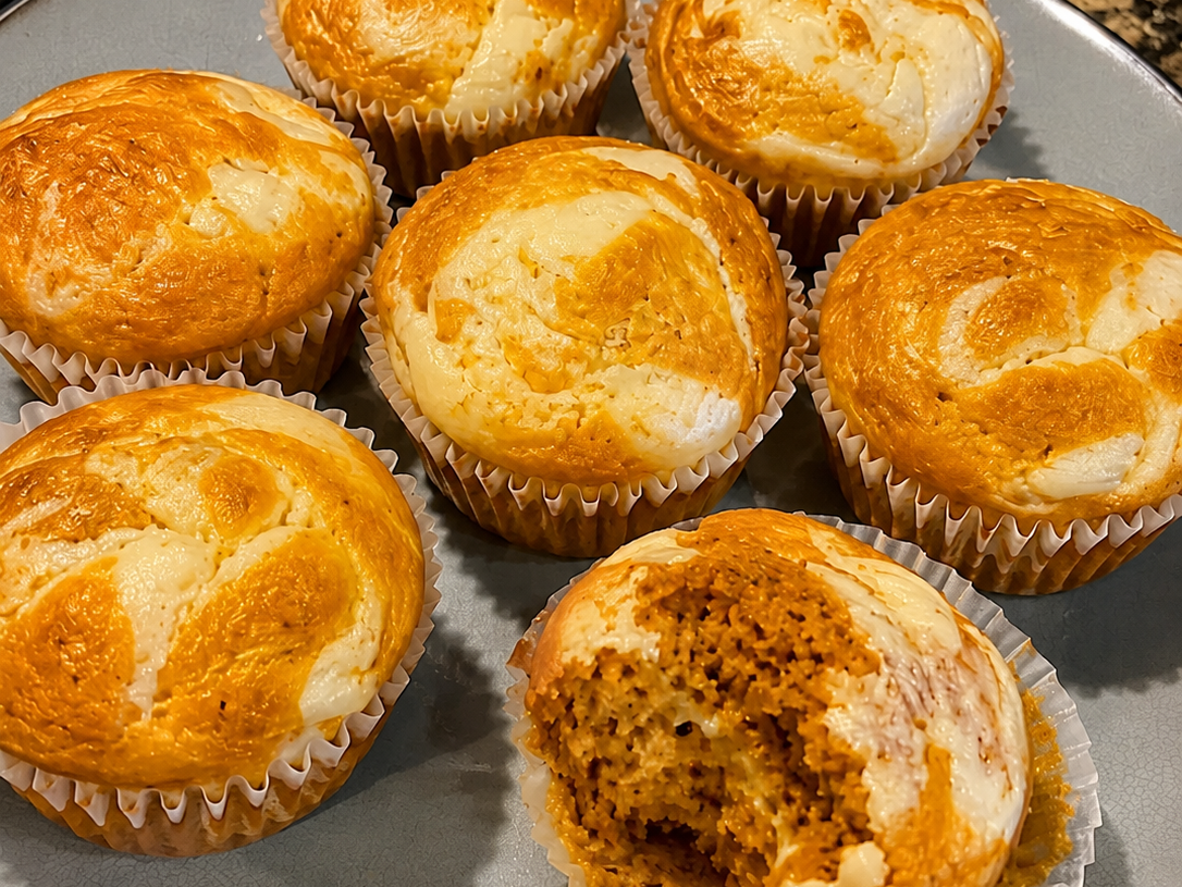Pumpkin Cream Cheese Muffins