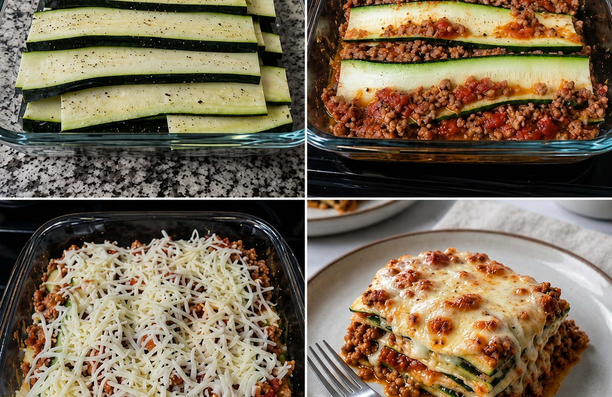 Zucchini No Noodle Lasagna