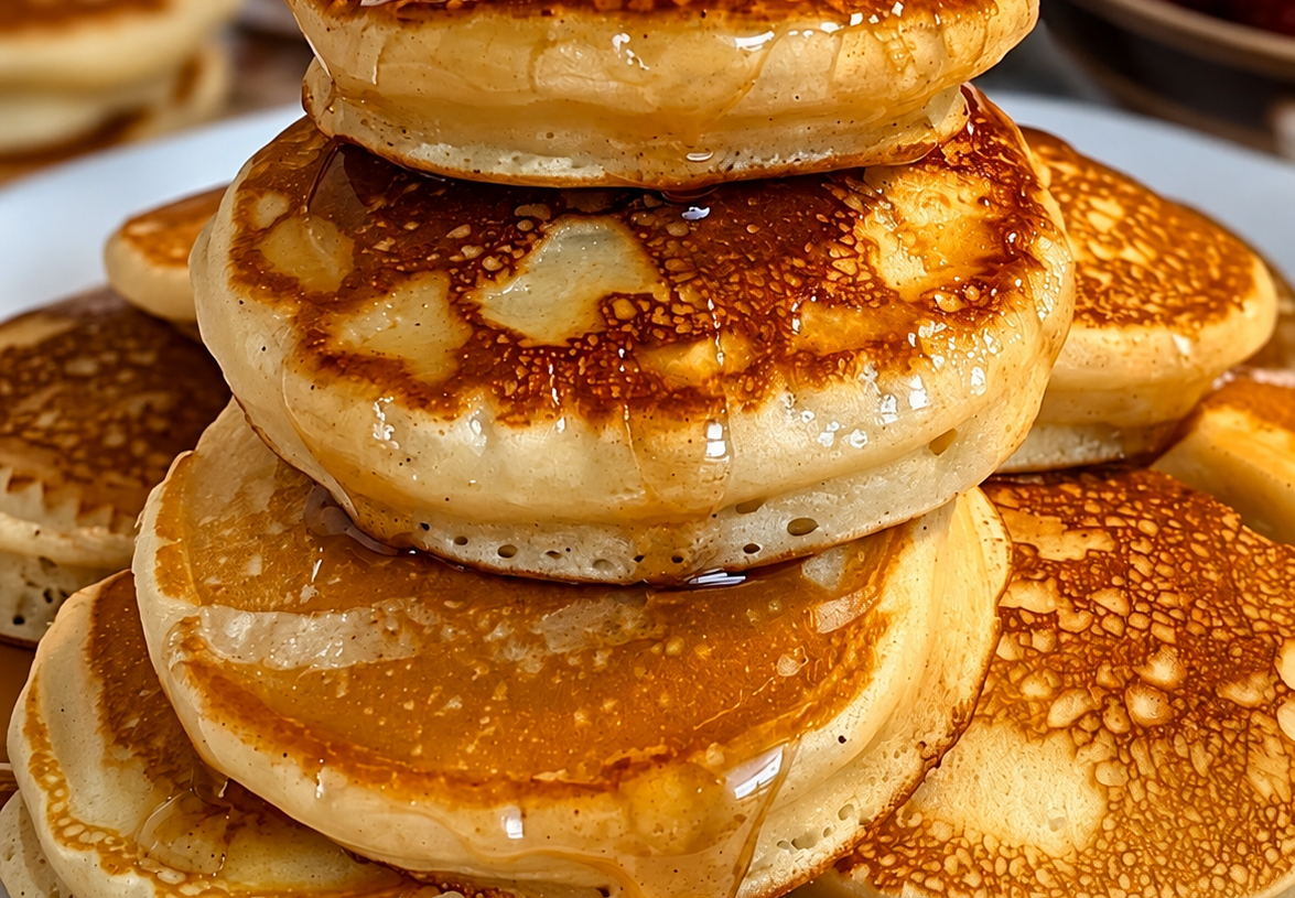 Fluffy Buttermilk Silver Dollar Pancakes