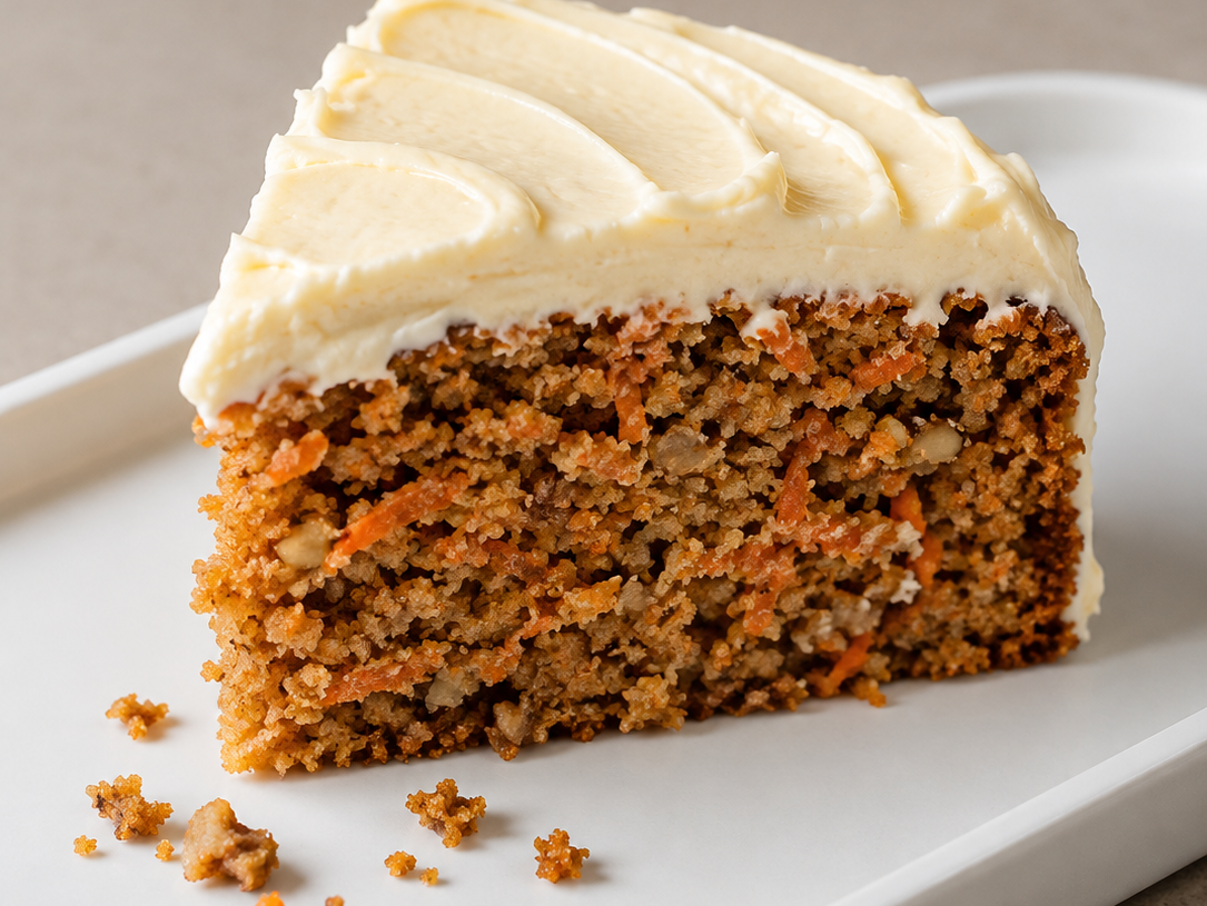🥕 Low-Carb Carrot Cake with Cream Cheese Frosting