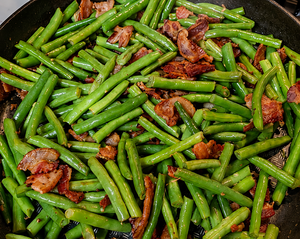 �🥬 Southern-Style Green Beans with Bacon